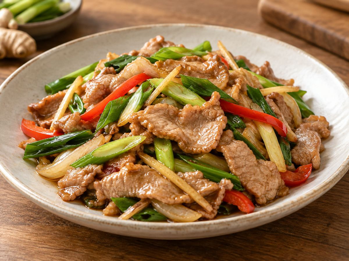 Loin and tenderloin sliced for stir-fry